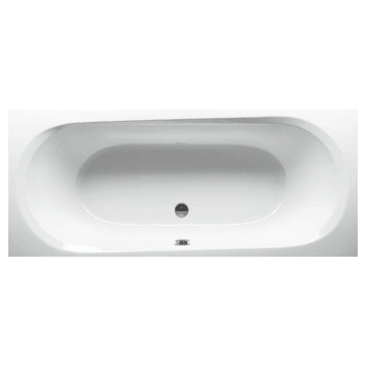 VitrA Acryl Badewanne OBJEKT K&ouml;rperform 180 x 80 cm, weiss, Inhalt ca. 175 Liter