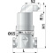 Mikroluftblasenabscheider Spirovent Solar AutoClose 3/4", horizontal