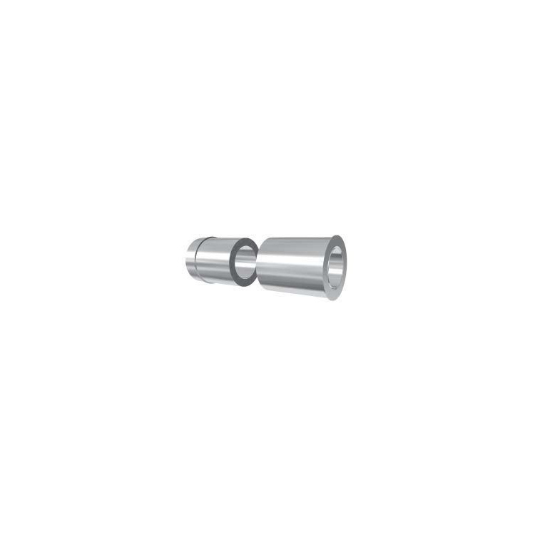 V&N Wandfutter, verstellbar Unitherm 130 mm auf Rauchrohr D