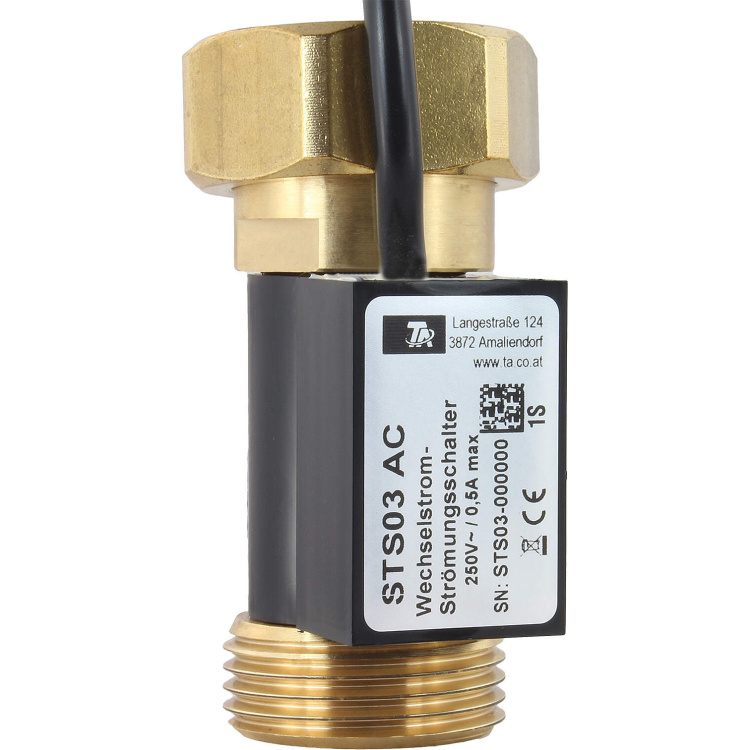 TA Strömungsschalter STS03 AC 1", Wechselstrom 230V/ 0,5A