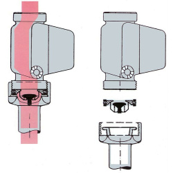 EHKO Thermostop Edelstahl/Edelstahl