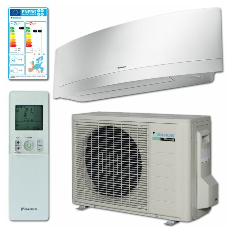 Daikin Emura Klima Klimaanlage R-32 Mono Split 2,5 kW FTXJ inkl. Außengerät RXJ