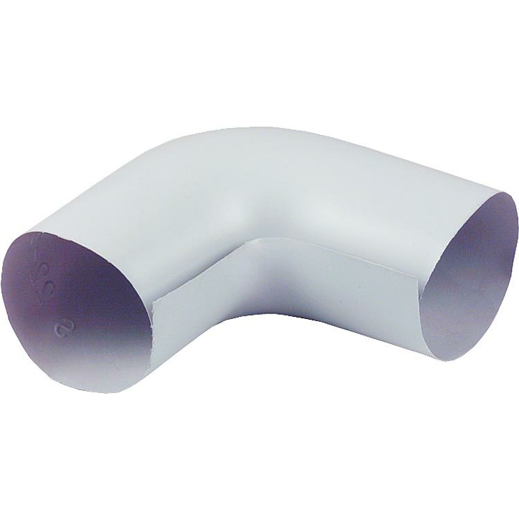 Folienbogen 90° PU-PVC ø 76mm DS:30 mm