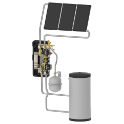 PAW Solare &Uuml;bertragungsstation SolexMidi 24 Platten bis 50m&sup2;