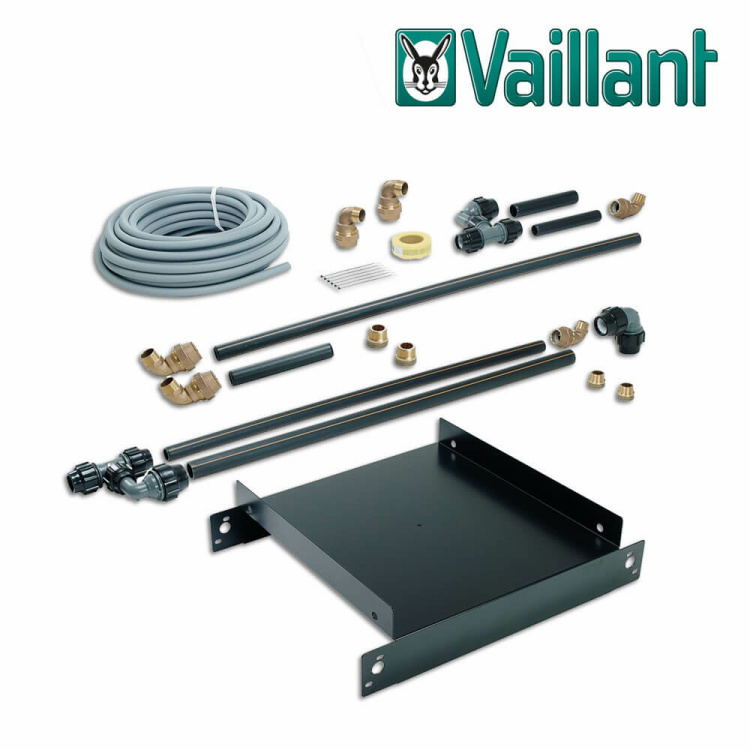 Vaillant Installationsset mit Tichelmann System f&uuml;r 2 aroCOLLECT