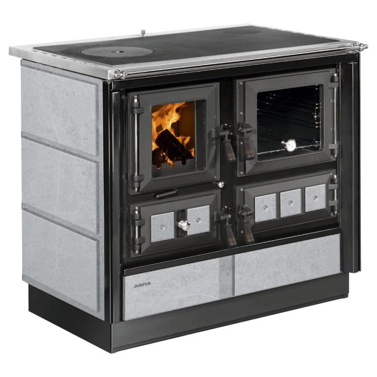 Justus Küchenherd Rustico-90 2.0 Weiss