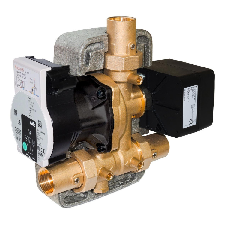 Rücklaufanhebung ModVLS Motorisch mit WILO STG PWM Typ 745-3 ACD10 DN25 1"