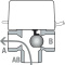 Zonenventil 3 Wege Solar DN15 1/2" mit Rückholfeder