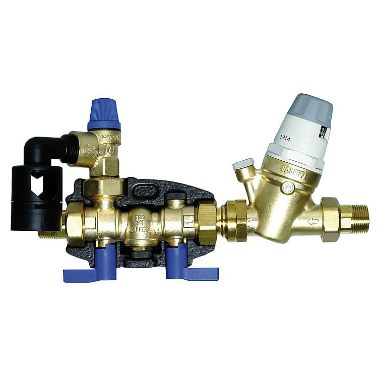 Caleffi Speichersicherheitsgruppe mit Druckinderer  DN20 (3/4")