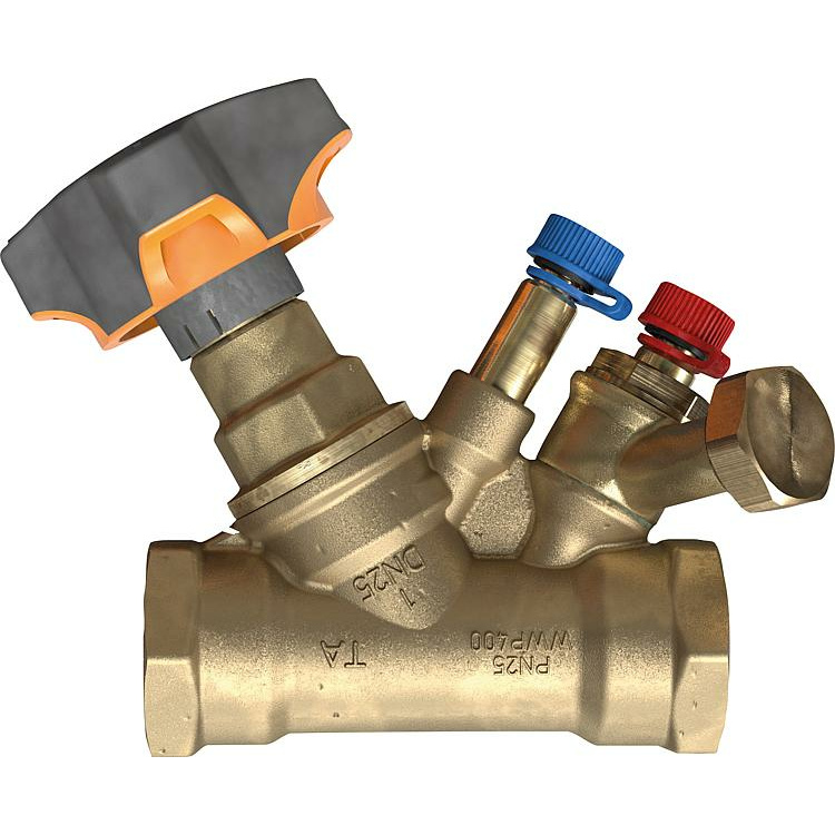 Strangregulierventil TA STAD mit Entleeradapter DN 25 1&quot;