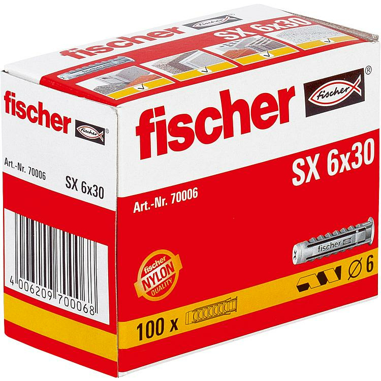 Fischer Spreizd&uuml;bel SX  4x20 VPE 200 Stk