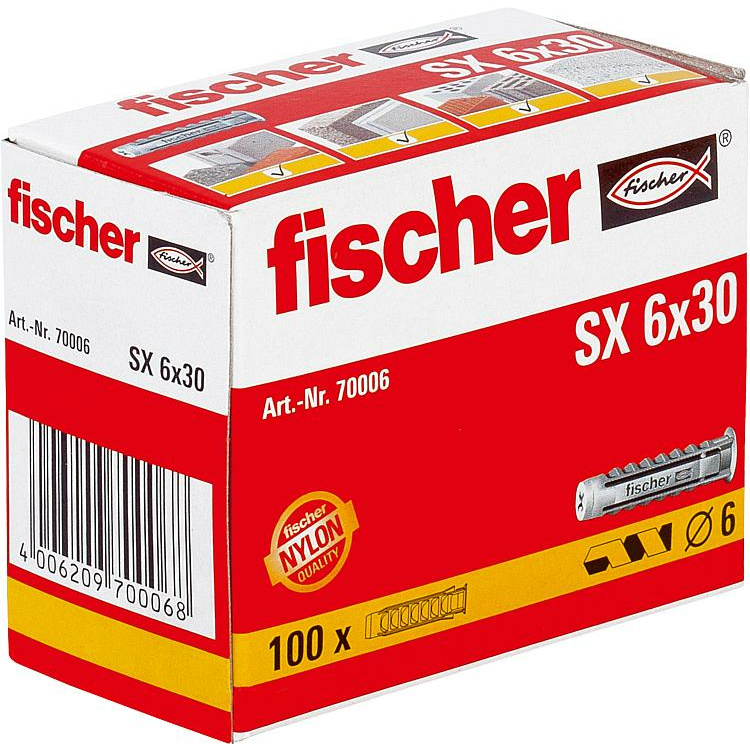 Fischer Spreizd&uuml;bel SX  5x25 VPE 100 Stk