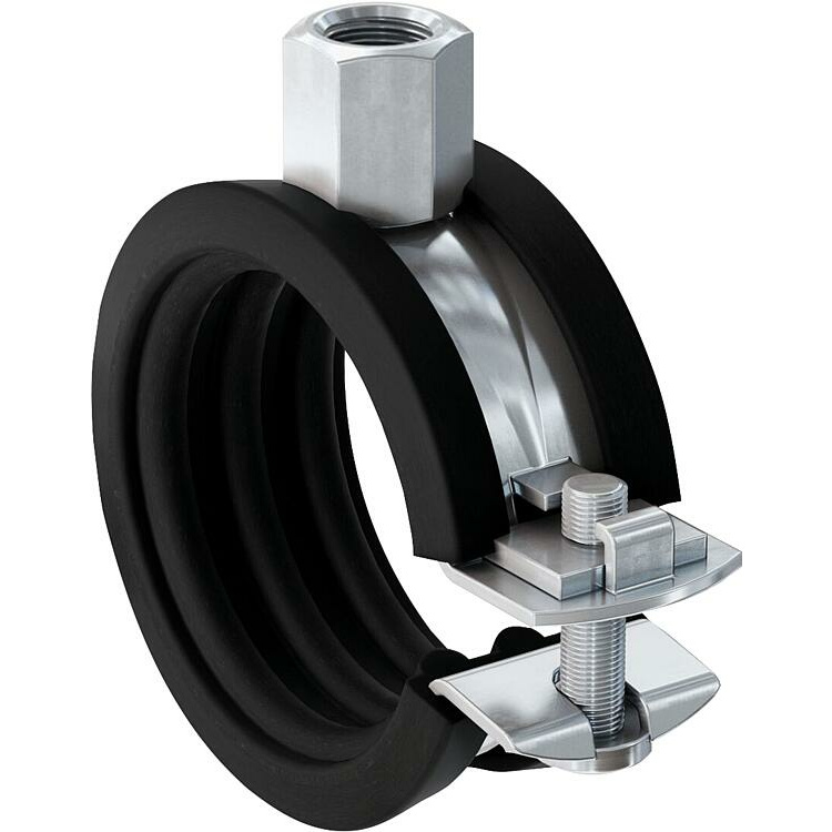 Fischer Gelenkrohrschelle DN50 2" 56-63mm  M8/M10 verzinkt