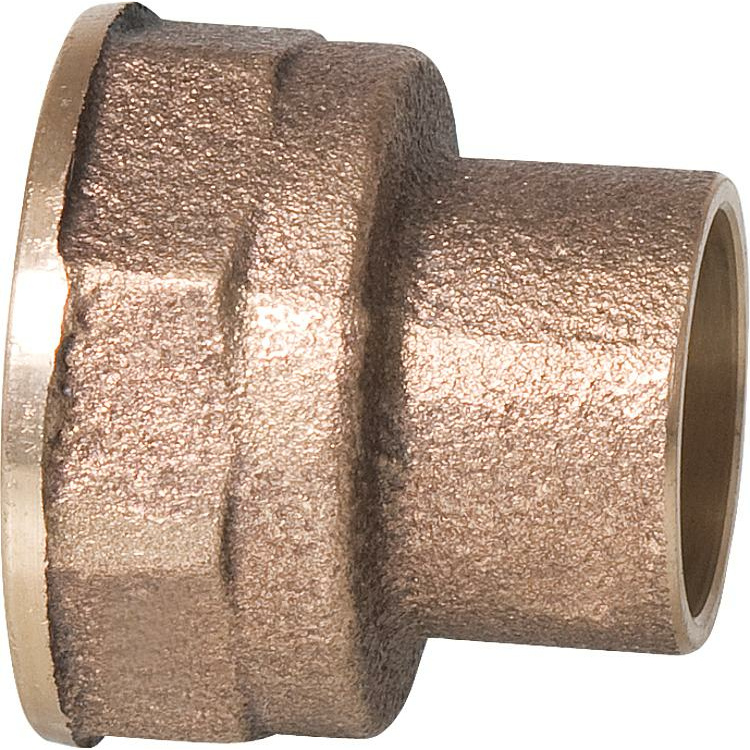 Rotguss Lötfitting Übergang 28mm- 1" IG