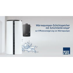 W&auml;rmepumpen Schichtspeicher WP400L mit Schichtleitkrempe&reg;