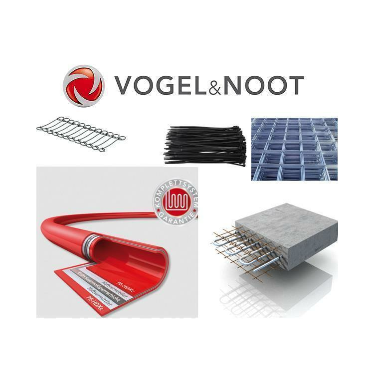 Betonkernaktivierungsset 200 m² 10 cm Verlegeabstand 20x2 Vogel & Noot