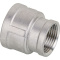 Edelstahl Reduktionsmuffe DN 15 (1/2&quot;) x DN 10 (3/8&rdquo;)