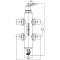 Hydraulische Weiche SpiroCross&reg; AX125 DN32 5/4&quot; mit Luft- und Schlammabscheidung