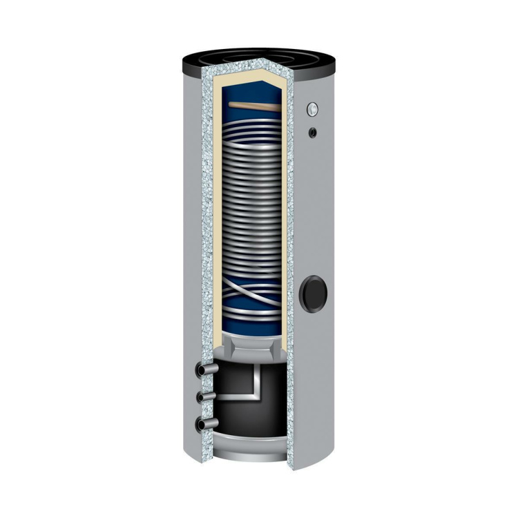 TWL Effizienz-Kombispeicher EKS2 400/120 Wärmepumpen-Doppelspeicher mit Solarregister