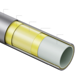 Tece FBH-Rohr 300lfm SLQ PE-RT 5S 17x2mm