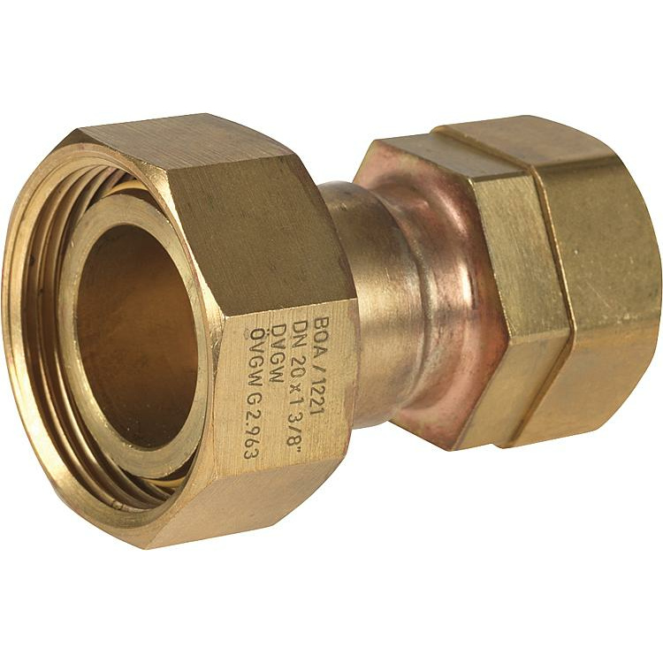 Boagaz Übergang Einrohrgaszähler Wellrohr DN 20 x ÜWM 1 3/8"
