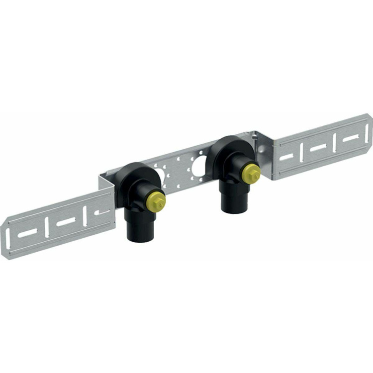 Geberit Flowfit Montageplatte doppelt d20-1/2&quot; 153mm