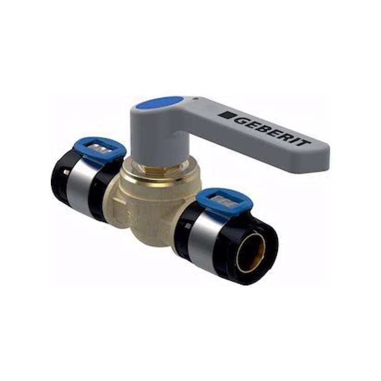 Geberit Flowfit Kugelhahn mit Betätigungshebel d16