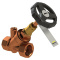 Kemper Freistromventile Weser aus Rotguss,DN32 1 1/4"  mit Innengewinde