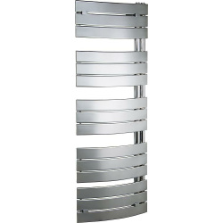 Bad und Handtuch Heizkörper Pieve verchromt 780x550, gebogen