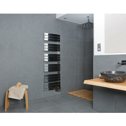 Bad und Handtuch Heizkörper Pieve verchromt 780x550, gebogen