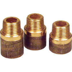 Rotguss Hahnverlängerung DN15-1/2" 20mm