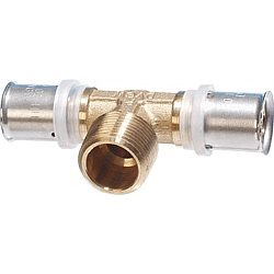 Comisa T-Stück mit AG 20x2mm-1/2-20x2mm