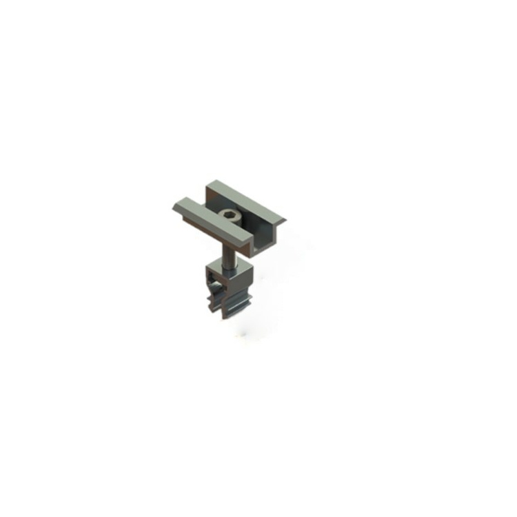 SK AluFix Mittelklemme PV schwarz für Rahmenhöhe 35-45mm