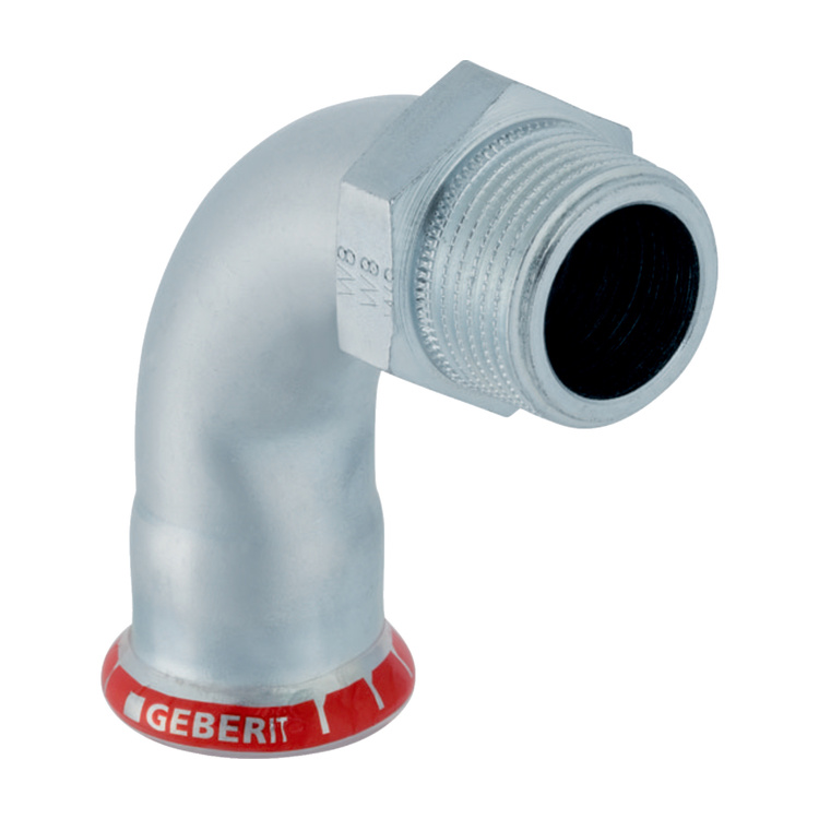 Mapress C-Stahl Übergangsb.18mm x 1/2"AG 90 Grad
