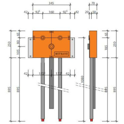 Montagebox Spültisch Mepla 20mm/PoloKal NG DN50