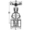 Muffenschieber RG aus Rotguss DN40 1 1/2"