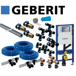 Geberit FlowFit Sanitär Hausbaupaket