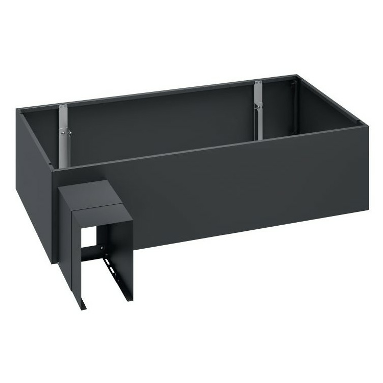 Designbleche für Bodenkonsole mit Wandanschluss