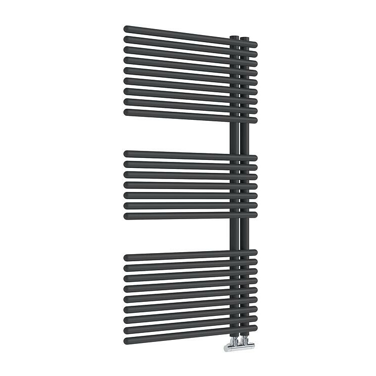 Handtuchheizkörper Gada 600/1132 Mattschwarz