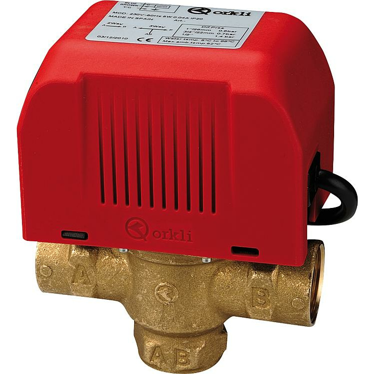 Orkli 3-Wege Zonenventil DN20 3/4 "mit Endschalter