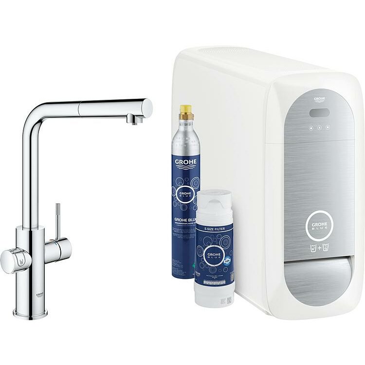 Grohe Blue Home Starter Kit mit herausziehbarem Auslauf