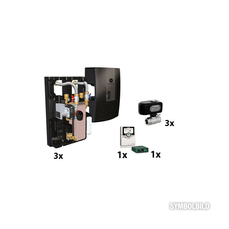 SK Fresh Wall 3er Kaskade Frischwasserstation Hydro 120l/min mit CU Wärmetauscher
