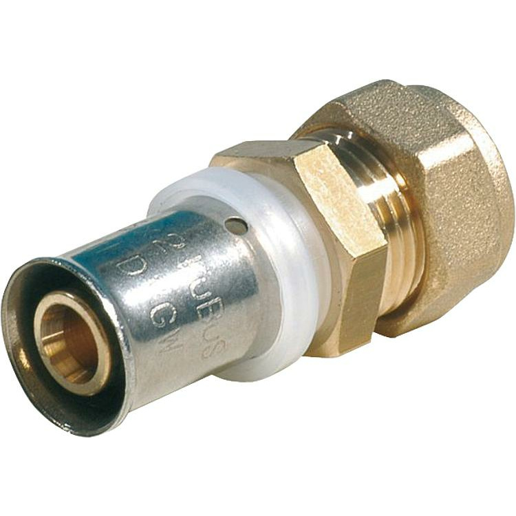 Comisa Übergang 26x3 auf  Klemmverschraubung Stahl/Kupfer 22mm