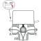 Zonenventil 3 Wege DN15 1/2" ohne Endschalter
