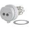 Flanschheizkörper Typ AHFOR-BI-A, ø 240 mm 8,0 / 6,7 / 6,0 / 5,3 / 4,7 / 4,0kW