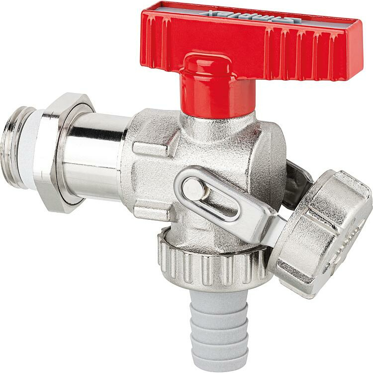 Simplex KFE-Kugelhahn DN 15 (1/2“) Eck lange Ausführung, 10 bar