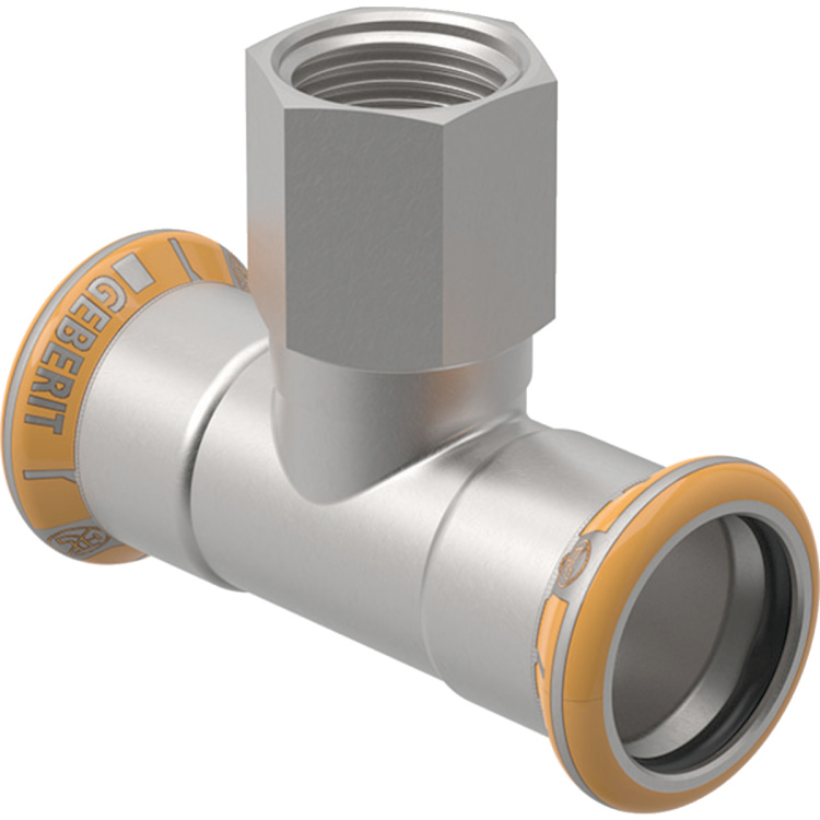Geberit Mapress Therm T-Stück d28mm-1/2"-28mm