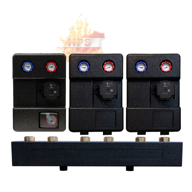 Pumpengruppe Sunex 2x Direkt-1x Mischkreis