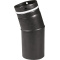 Abgasrohrsystem Pellet Bogen 45° DN100 schwarz emailiert