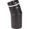 Abgasrohrsystem Pellet Bogen 45° mit Rev. DN100 schwarz emailiert